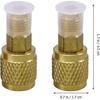 Air Conditioning System Conversion Adapter (Gold)