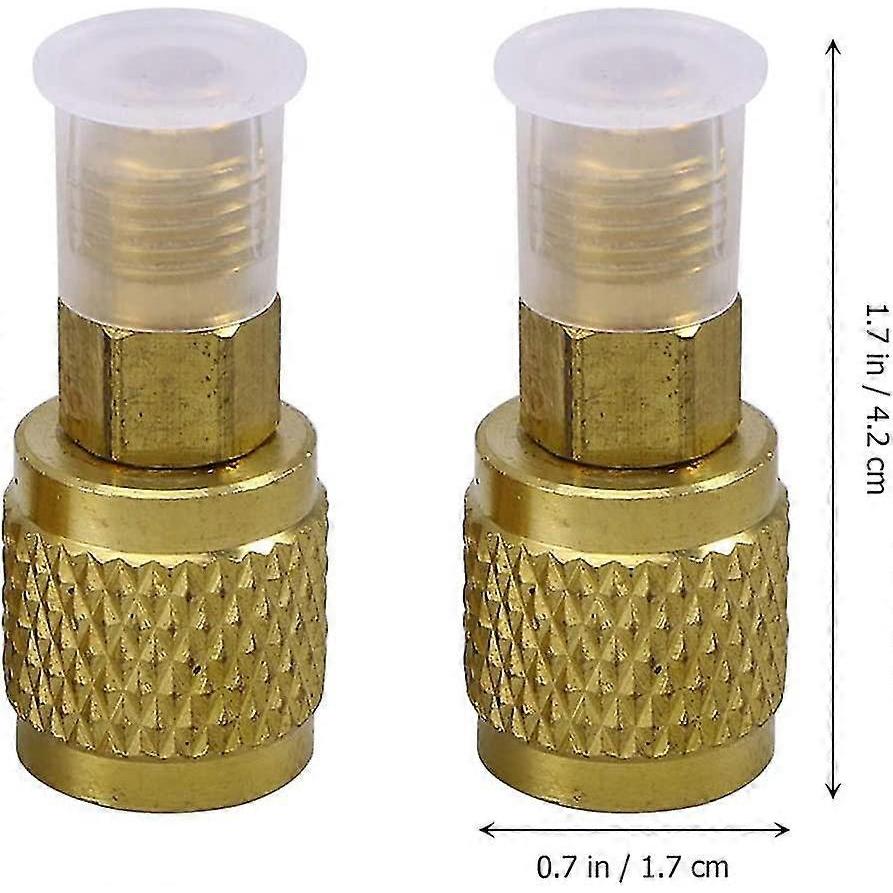 Air Conditioning System Conversion Adapter (Gold)