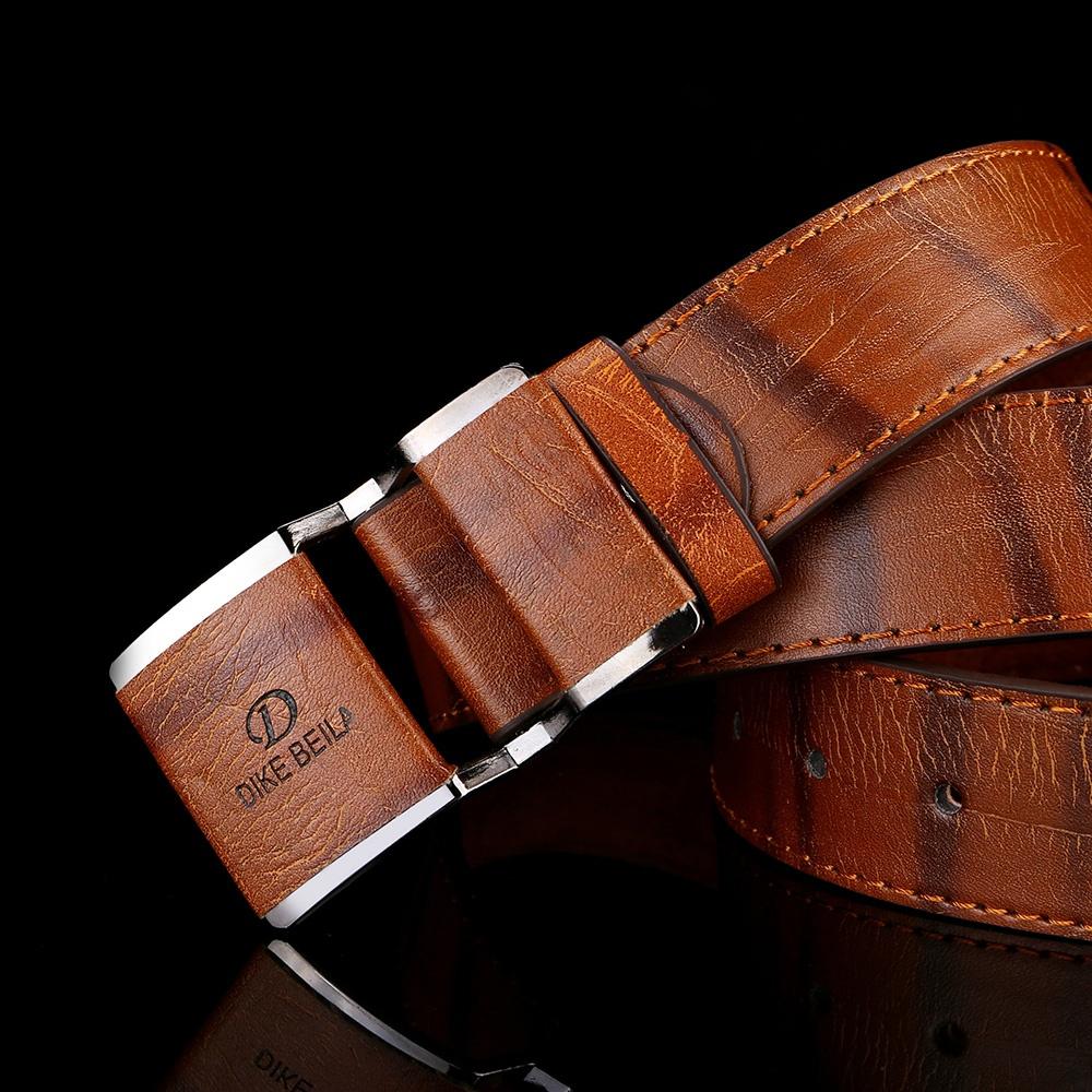 Mens PU Leather Belt Snap-On Buckle Solid Strap Ceinture 4 Colors Jeans Belts