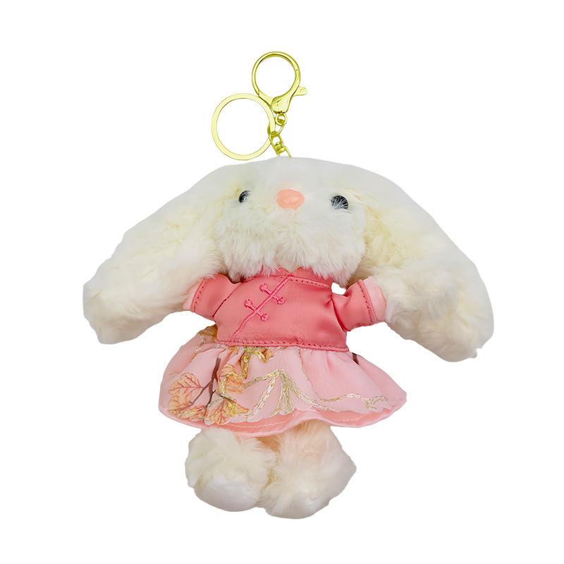 Cheongsam, Little Rabbit, Plush Toy, Keychain, Pendant, Bag, Pendant, Doll