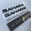 Car Trunk Rear Sticker ABS SAHARA Side Wing Emblem Decoration Decals Accessories For Jeep Wrangler Sahara Modification JP JL