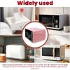 Microwave Dust Cover, Cute Dustproof Cotton Microwave Cover Kitchen Dust Appliance Covers Dustproof Cotton Linen Machine Protector Covers with Side