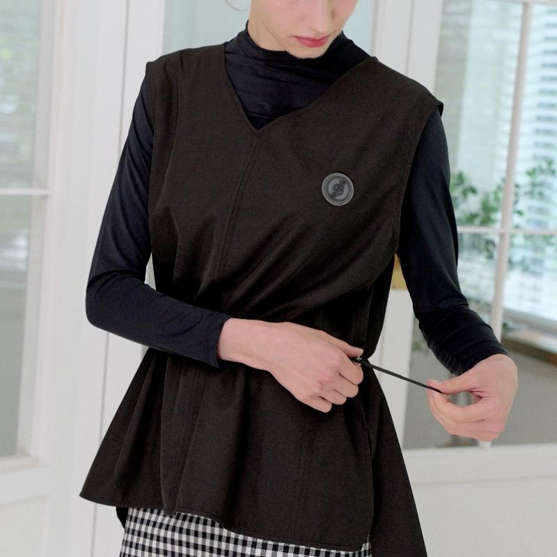 Playboo V Neck Vest Summer Black