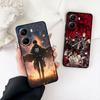 Attack on Titan Eren Jaeger Levi Cover for Samsung Galaxy A06 A05 A14 A50 A51 A52 A12 A13 A23 A70 A07 A25 A26 A72 A56 Phone Case