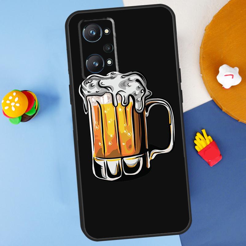 Beer Cup For Realme GT7 Pro GT 6T 6 5 C67 C61 C55 C53 C51 C21Y C25S C75 10 11 12 13 14 Pro Plus Case