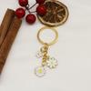 Daisy Enamel Flower Keychain Pendant for Bags & Phones