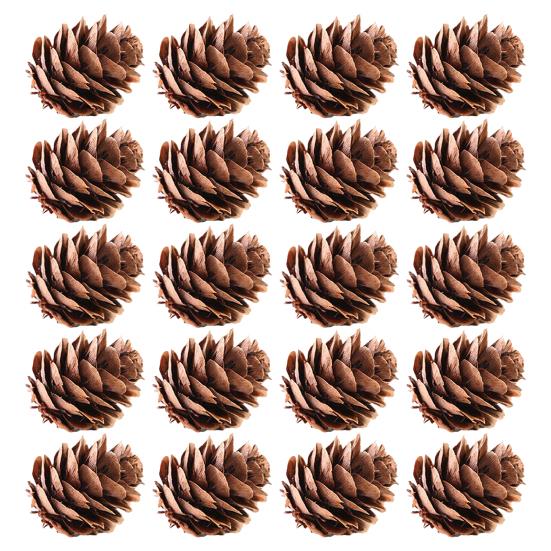 20Pcs Artificial Pine Cone Attractive for Garden Convenient Decorative DIY Simulation Pinecone Novel Vivid Natural