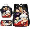 Inuyasha Warm Winter Child School Backpack with Lunch Bags ,Pencil Bags ,School Bags for Boys Girls Best Gift