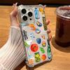 Seaside Scenery Wine Lemon Anti Fall Clear Phone Case For Xiaomi Redmi 14C 13C 12C K50 K40 Note 14 13 12 11 10 9S Pro Plus 4G 5G