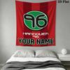Custom Name Hannover 96 Wall Tapestry Aesthetic Wall Hanging Printed Fabric Blanket Decorative Tapestries for Bedroom Living Room Home Decor