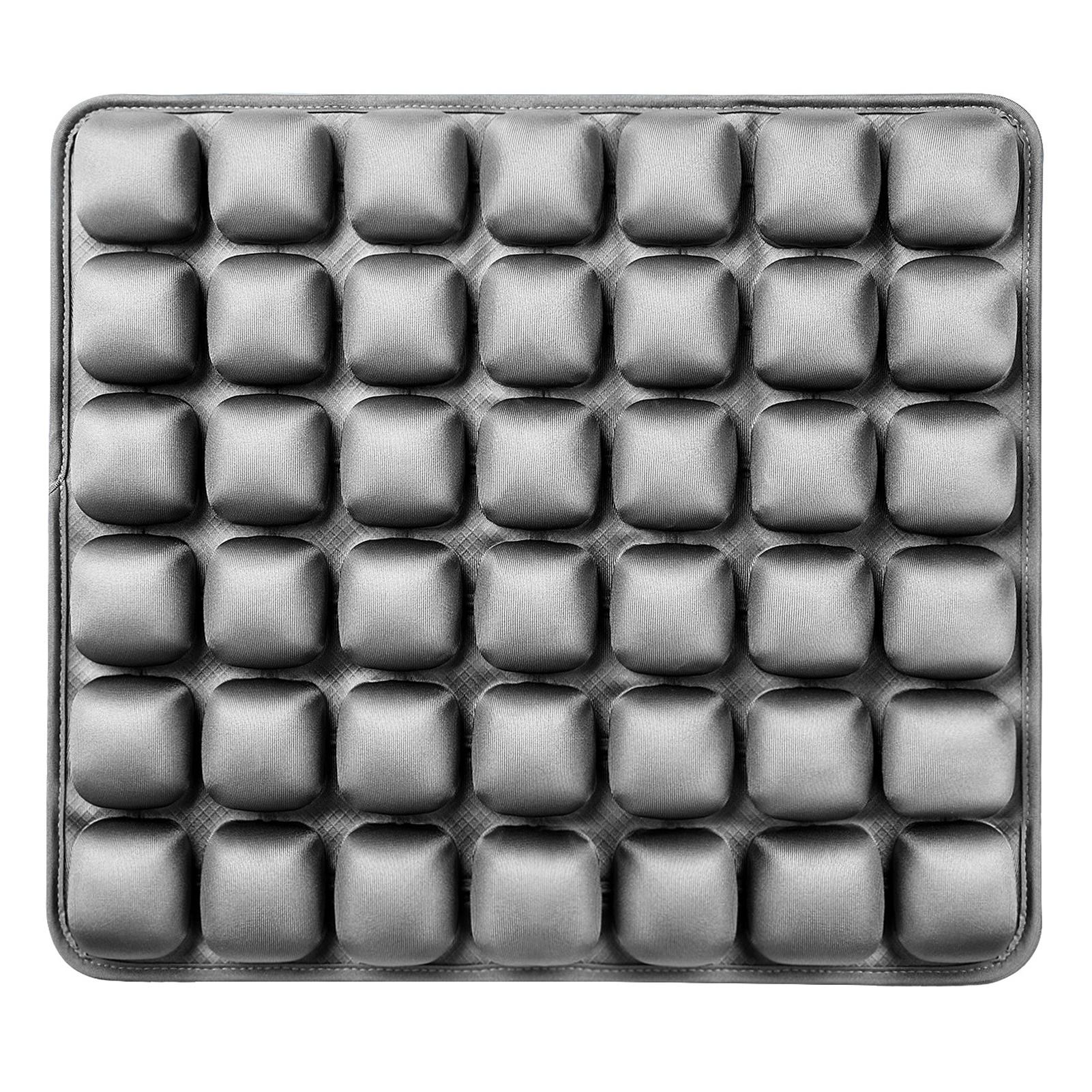 

Inflatable Air Travel Cushion Lightweight Breathable Inflatable Chair Pad with Storage Bag Seat Cushion High Rebound Seat Pad сірий