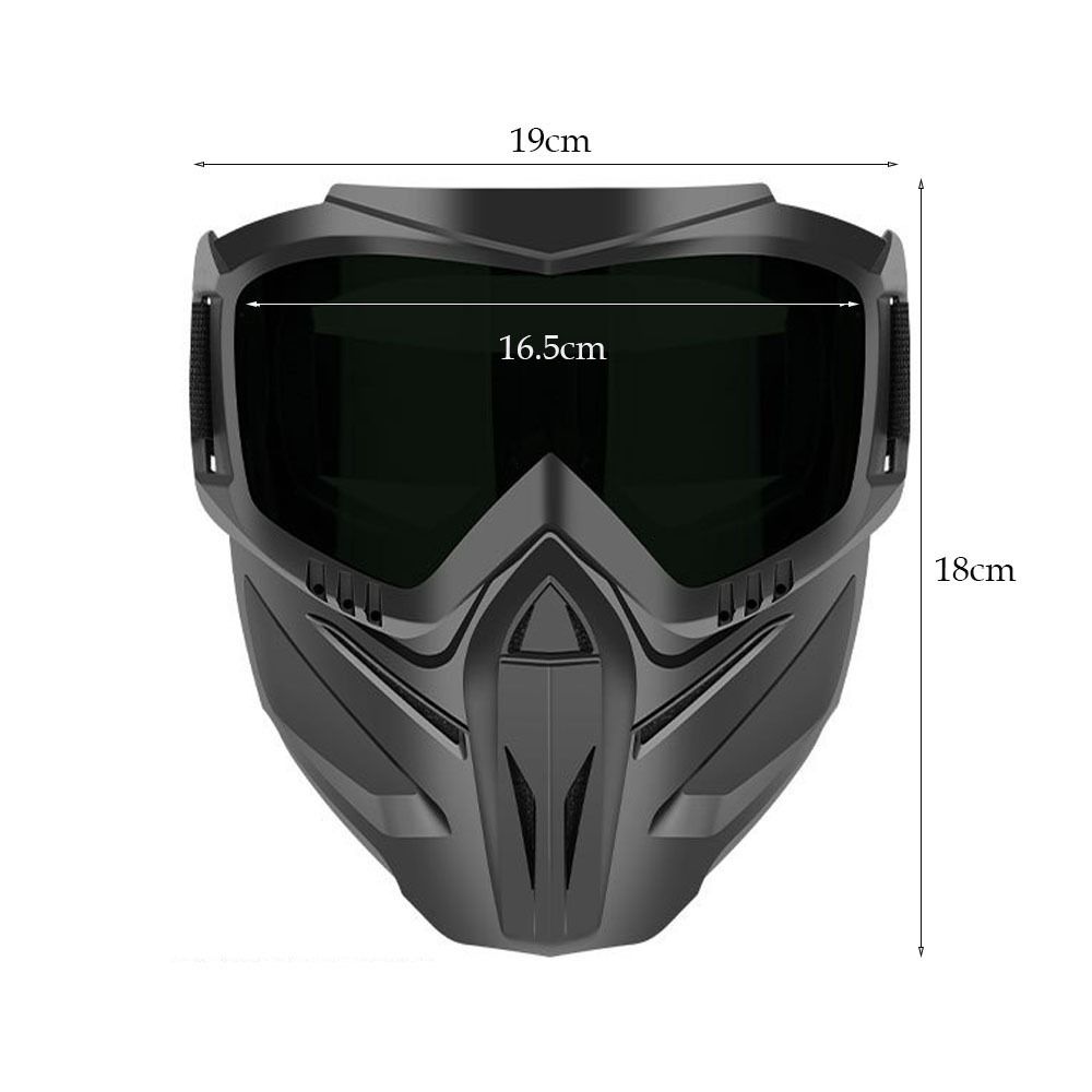 Dust Resistant Auto Darkening Welding Glasses Adjustable Band Impact Resistant Welder Mask Detachable Riding Mask Goggles