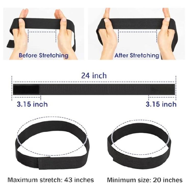 3pcs Elastic Wigs Bands Adjustable 3Pcs Comfortable Edge Bands For Wigs Wearers Hair Comb Styling Tool for Women