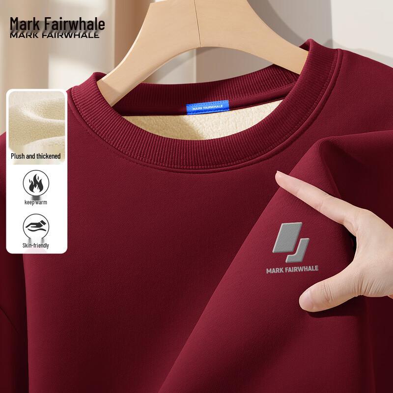 

Mark Fairwhale Men s American Style Fleece-Lined Heavy Warm Sweatshirt 3XL