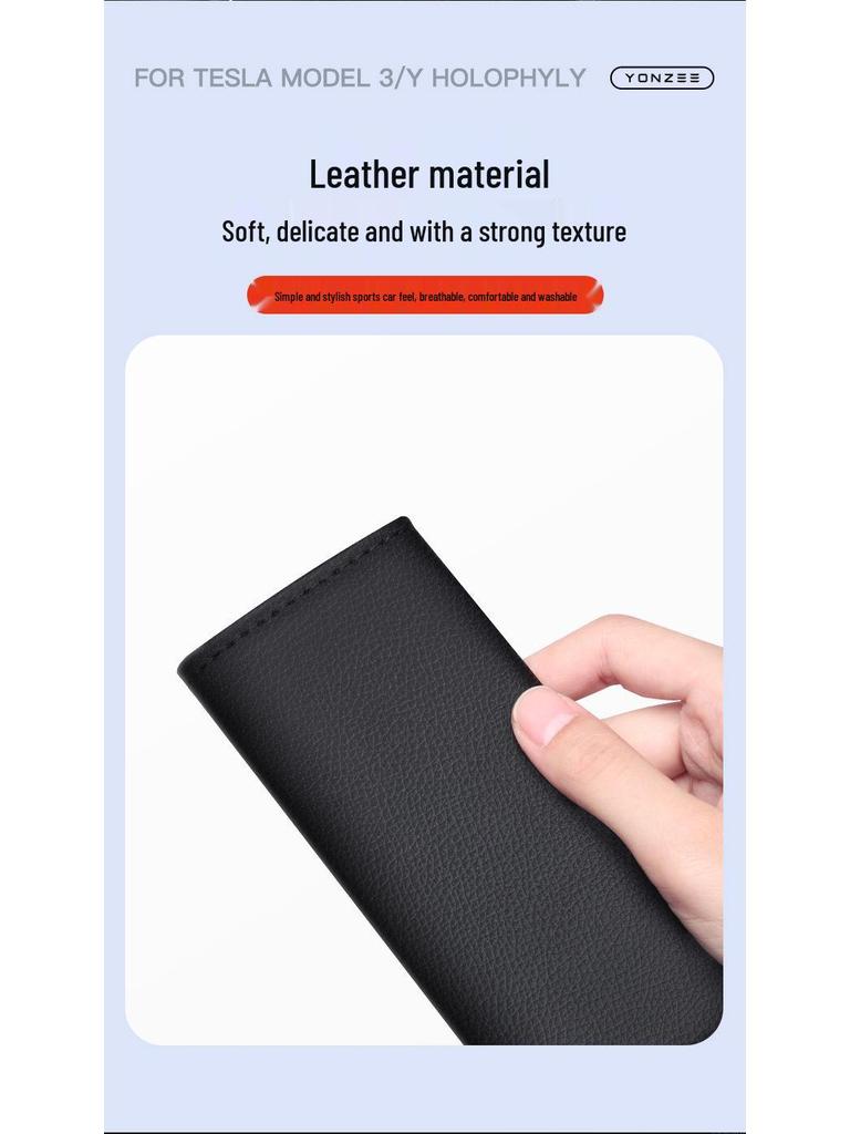 Autocollants de Protection pour Accoudoir et Poignée de Porte Tesla Model 3/Y - Accessoires Intérieurs de Voiture