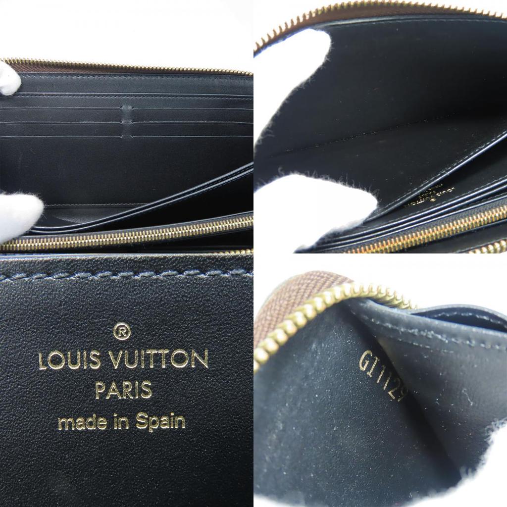 Used LOUIS VUITTON Purse Zippy Wallet M69353 Monogram Reverse Brown Everyday Use
