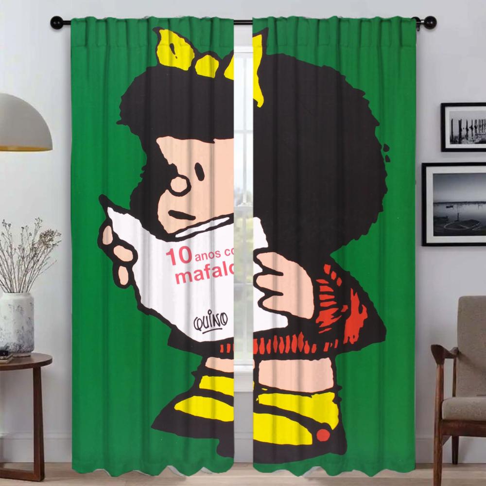 Mafaldas Elegant Room Curtains for Living Room Shades Window Curtain Halloween Decoration Tulle for Bedroom Partition Kitchen