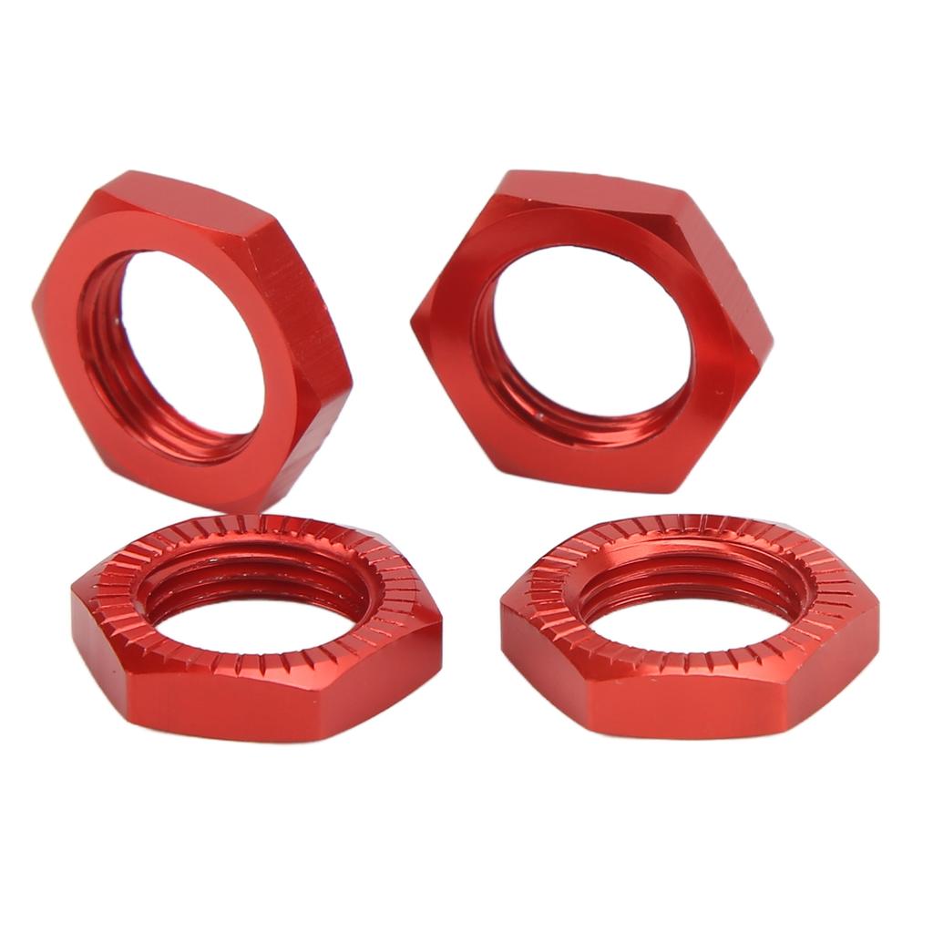 4PCS 17mm Aluminum Alloy Wheel Hex Hub Nut for 1Celsius8 RC Model Car Upgraded Accessory