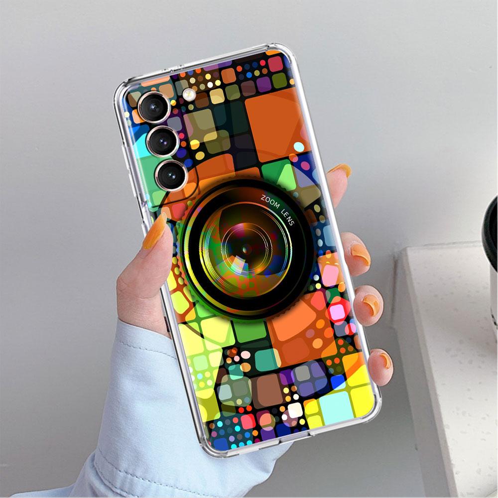 Casetă Audio Vintage Stil Retro Carcasă Transparentă Pentru Samsung Galaxy S22 S20 FE S21 S10 S9 Plus Note 20 Ultra 10 Lite Carcasă Telefon