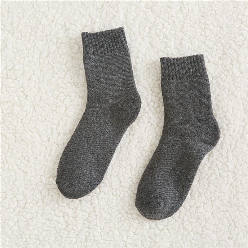 Men's Extra Thick Rabbit Wool Winter Socks - Fleece-Lined for Warmth