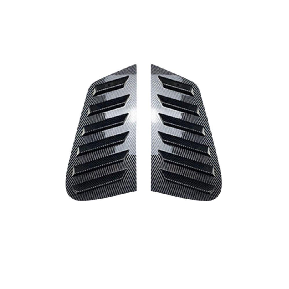 Gloss Black MK4 Rear Side Louvers for '97-'06 VW Golf 4 Triangle Window Decoration.