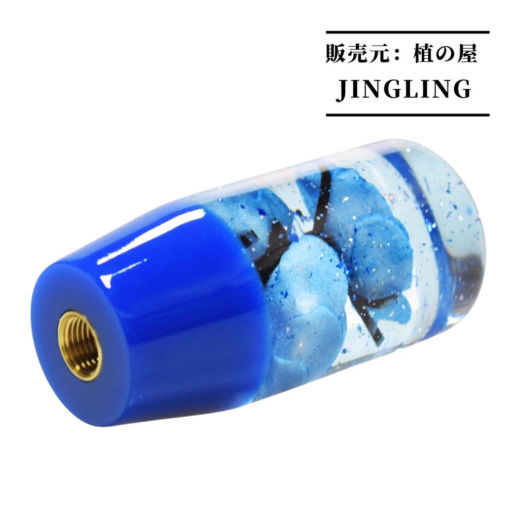 JINGLING Unterwasserblumen Schalthebel, Blume, Kristall, Schaltknauf, Rose, Silberfolie, Allgemein