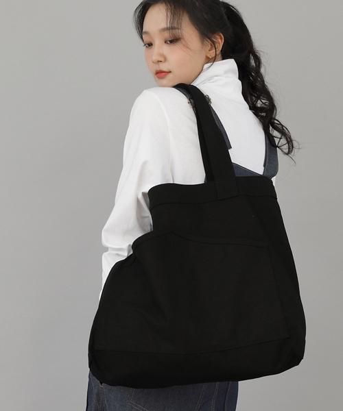 Saintcrew House Pocket Big Size Eco Bag Hp-111 Black