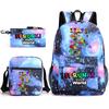 Rhythm box cartoon animation primary school schoolbag sprunki fourth grade lightweight burden reduction large capacity backpack bag