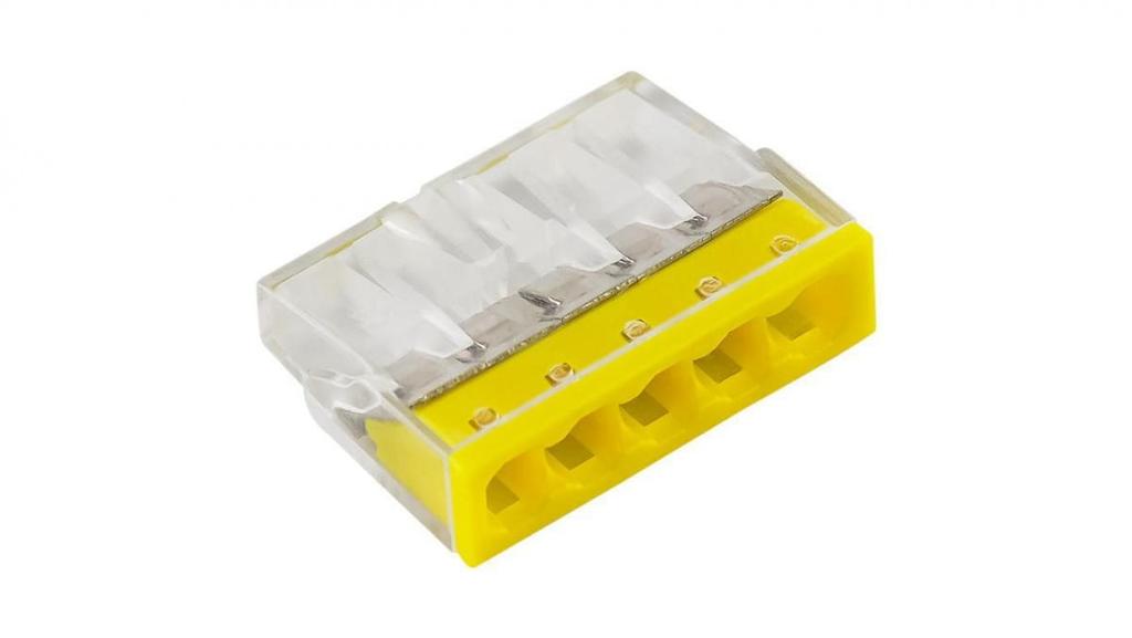 Szybkozłączka 5X 2,5Mm2 Żółta E.4183T /100Szt./