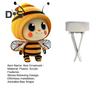 Little Bee Car Vent Clip Air Freshener Cute Auto Interior Perfume Holder for Car AC Vents Bee Shape Car Accessories