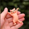 11 Models Dancing Cat Figure Decoration Animation Cat Model Fashion Toy Enchanting Cat Capsule Toy Doll Cake Decoration