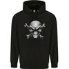 Menacing Demon Skull hoodie-Casual Pullover Sweatshirt