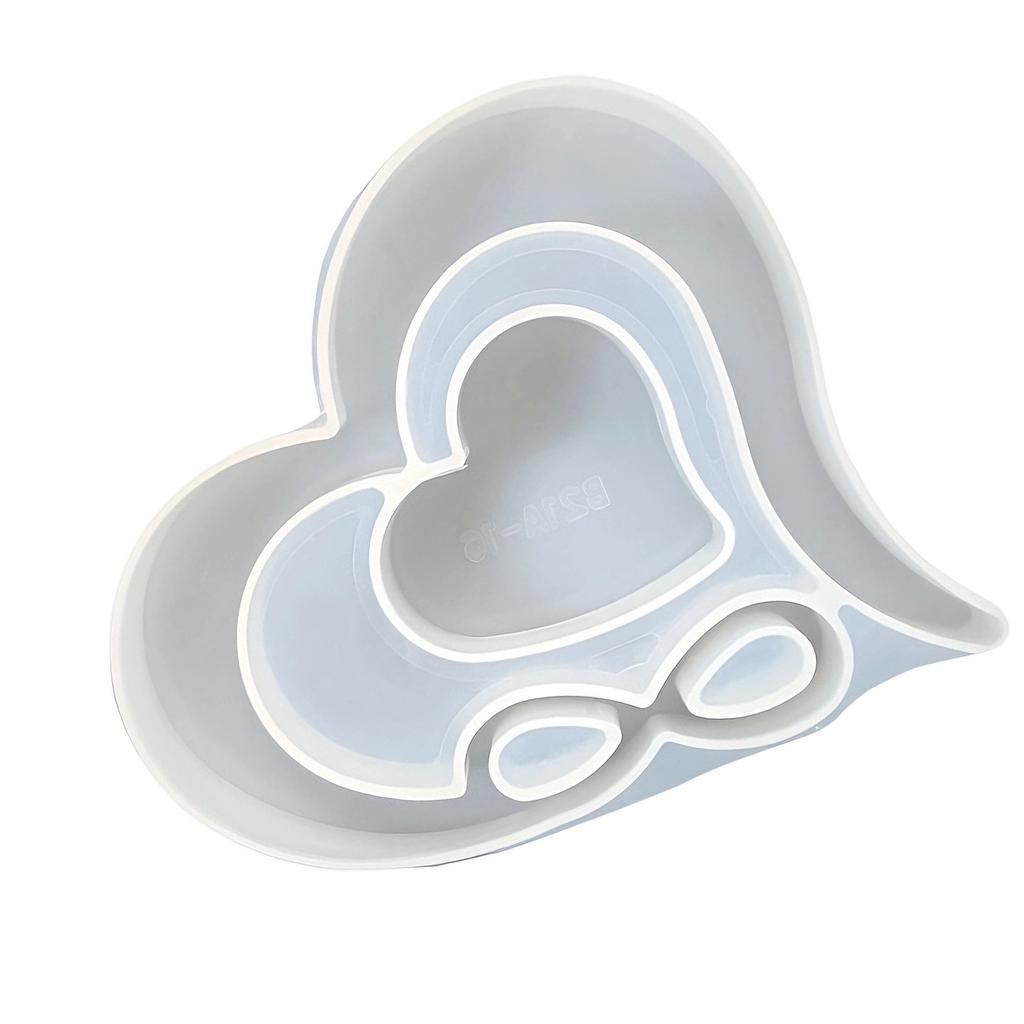 Picture Frame Resin Mold,Heart Silicone Mold for Epoxy Resin,Epoxy Casting Mold DIY Photo Frame Art Crafts Home Decors