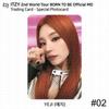 ITZY Il 2° tour mondiale è nato per essere la carta fotografica ufficiale MD Trading Card Yeji Ryujin