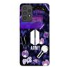 Phone Case - MANIACASE - Samsung Galaxy A72 - Silicone - Flexible - BTS Army Logo