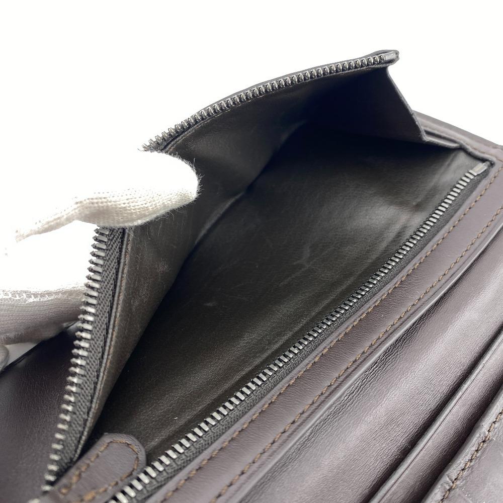 Berluti scritto leather Calligraphy leather Santal Purse Brown leather mens Used