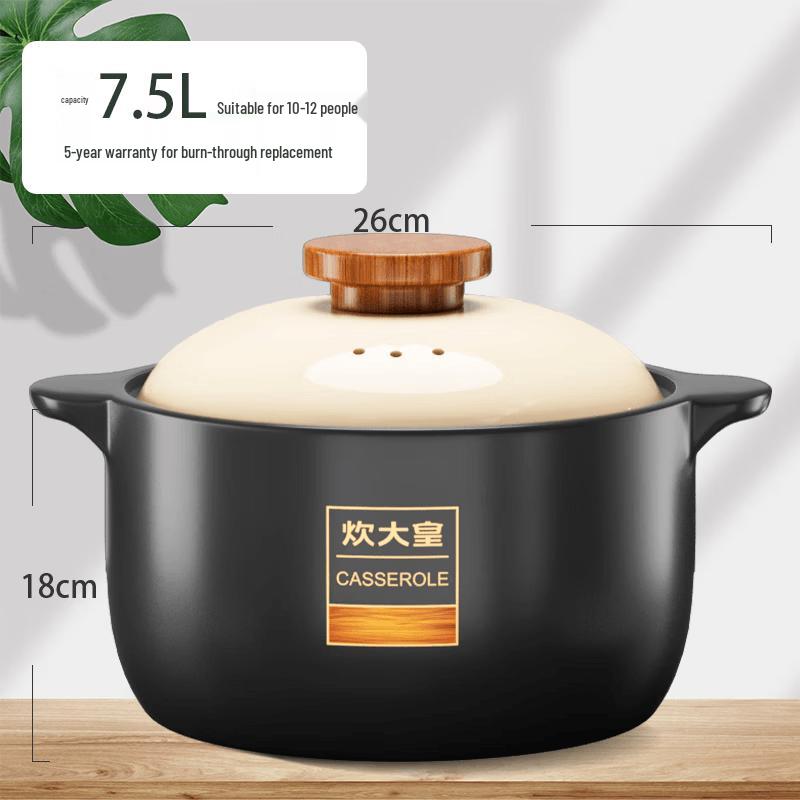 COOKER KING High-Temperature Ceramic Stew Pot