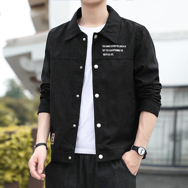 Tooling Jacket Cardigan Casual Loose Trendy Brand Clothes Hong Kong Style Denim Versatile Jacket