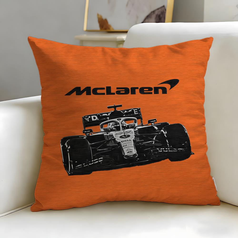 classic car brand McLaren Cushion Cover Soft & Easy-Wash Pillow Case – Versatile for Couch, Bed, Travel and Office