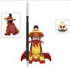 1pcs Ancient Chinese Hero Yue Fei General Military Armor Soldier Action Figures Building Block Sword Helmet DIY Brick Toy Gift