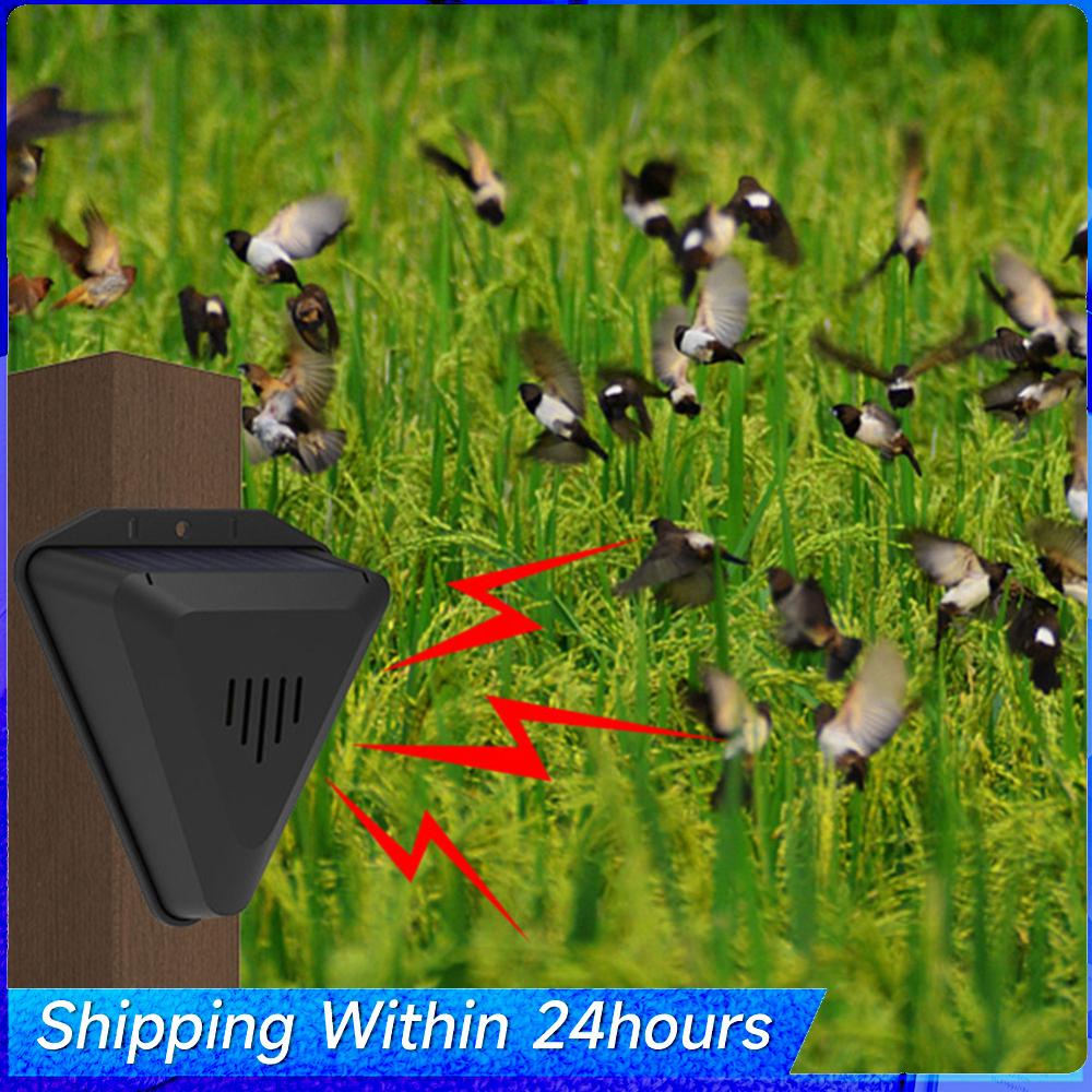 Solar Bird Repeller with 13 Sound Solar Animal Repellent Animal Repeller Outdoor Crop Orchard Protection Animal Deterrents China Mainland