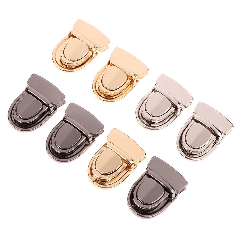 5Pcs Metal Locks Bag Clasp Catch Buckles For Handbags Shoulder Bags Purse Totes Closures Snap Clasps Diy Craft Accessories
