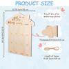 12 Months Photo Frame First Birthday Wood Board Photo Banner Newborn To 12 Months Desktop Ornament For Newborn Boys Or Girls