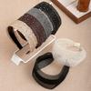 2Pcs/3Pcs Women'S Elegant Starry Imitation Rhinestone Mesh Wide Headband, Suitable For Women To Secure High-Volume Hair, For Birthday Parties