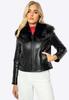 Wittchen Women's Short Black Eco-Leather Jacket