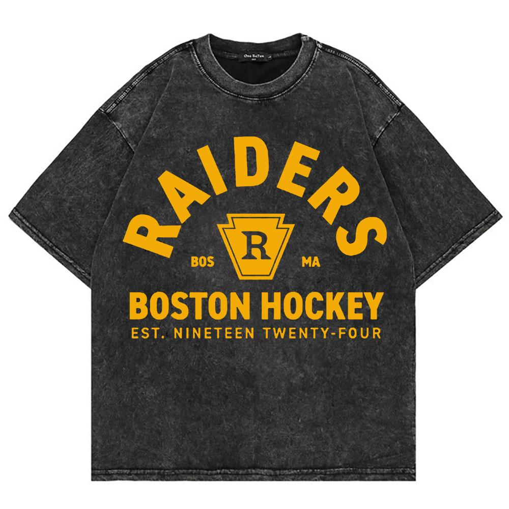100% Baumwolle Vintage Gewaschen Beheizte Rivalität Ilya Rozanov 81 Boston Raiders T-Shirt Herren Scott Hunter Shane Hollander Säurewaschung T-Shirts