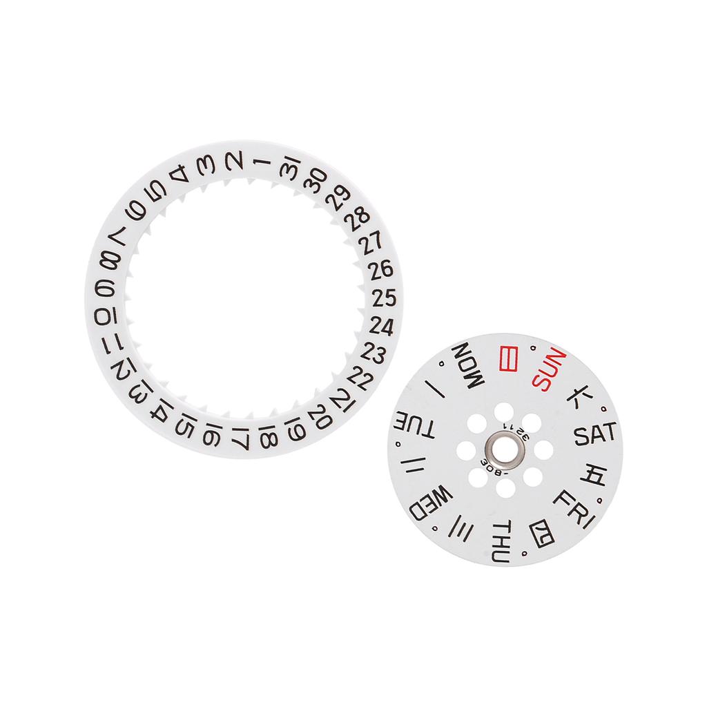 8200 Watch Movement Week Calendar Dial Set Spare Parts Watch Repairing Accessory