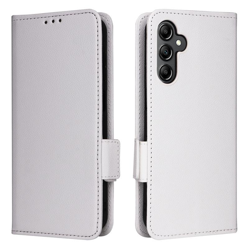 Samsung A15 Phone Case: Leather Cover with Card Holder, Stand, and Lanyard for 4G/5G Models