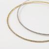 Collare a Choker con Cuore di Strass Stile Coreano Collana a Girocollo Aperta Collana con Perle Grandi per Donne