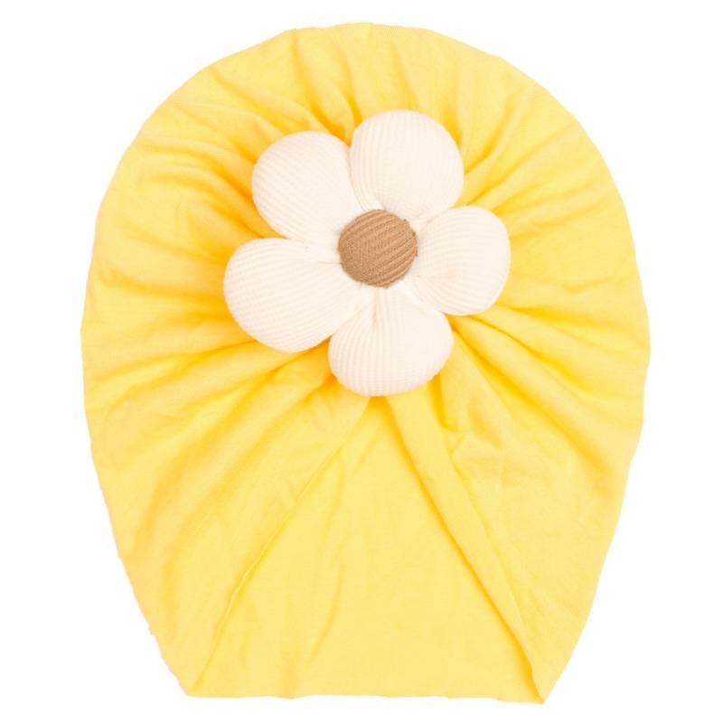 Autumn New Children's Imitation Cotton Pullover Hat, Baby Creative Comfortable Breathable Flower Hat, Baby Hat